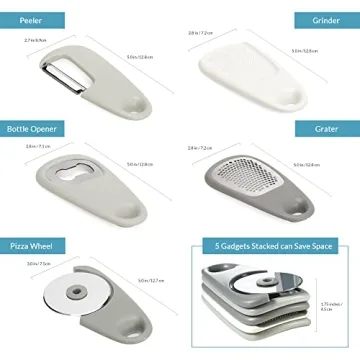 Kitchen Gadgets Set for RV Owners and Campers - 5 Piece