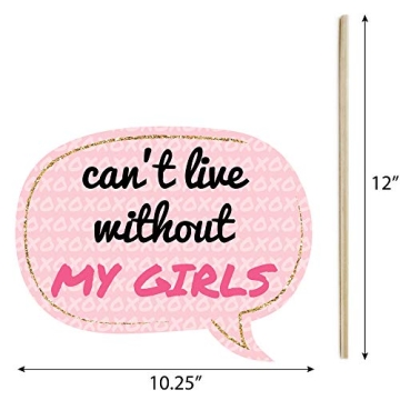 20-Piece Valentine's Day Photo Booth Props Kit