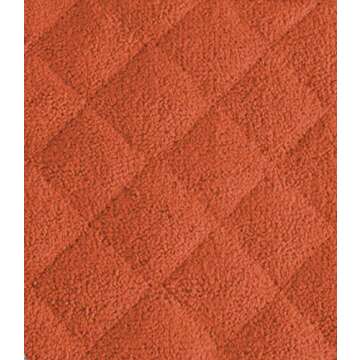 DII Basic Terry Collection 100% Cotton Quilted, Oven Mitt, Spice, 2 Piece