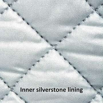 DII Basic Terry Collection 100% Cotton Quilted, Oven Mitt, Spice, 2 Piece