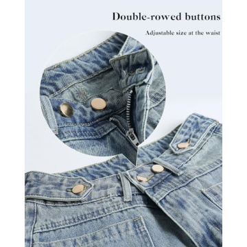 Women High Waisted Jean Shorts - Trendy Summer Style