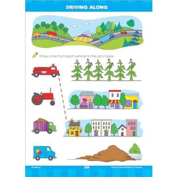School Zone Big Kindergarten Workbook: 320 Pages, Ages 5 to 6, Early Reading and Writing, Numbers 0-20, Basic Math, Matching, Story Order, and More (School Zone Big Workbook Series)