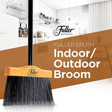 Fuller Brush Heavy-Duty Indoor-Outdoor Broom - Efficient Cleaning