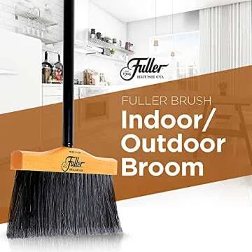 Fuller Brush Heavy-Duty Indoor-Outdoor Broom - Efficient Cleaning