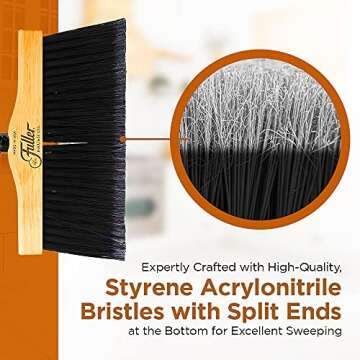 Fuller Brush Heavy-Duty Indoor-Outdoor Broom - Efficient Cleaning