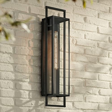 Possini Euro Design Jericho 28" High Modern Outdoor Wall Light Fixture - Rustic Industrial Style wit...