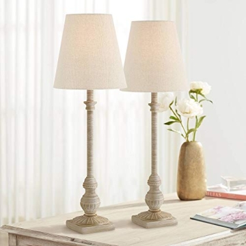 Regency Hill Buffet Table Lamps 24" Tall Set of 2