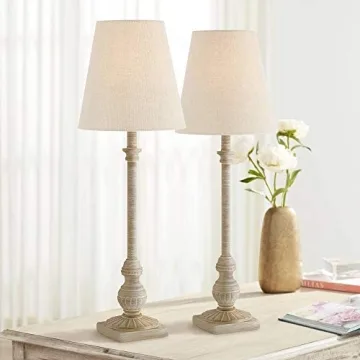 Regency Hill Buffet Table Lamps 24" Tall Set of 2