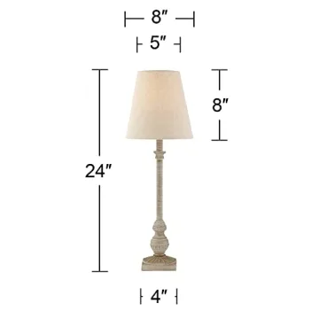 Regency Hill Buffet Table Lamps 24" Tall Set of 2