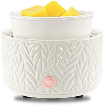 EQUSUPRO Wax Melt Warmer for Scented Wax Melts 3-in-1 Electric Ceramic Candle Wax Warmer Burner Frag...