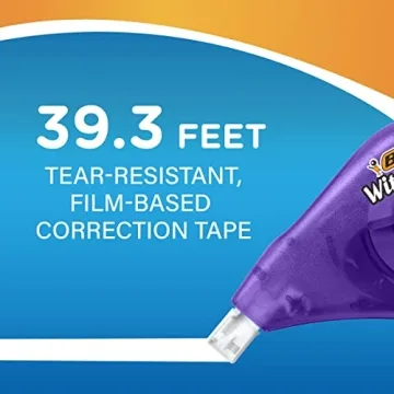 BIC White-Out EZ Correct Correction Tape 39.3 Feet 4-Pack