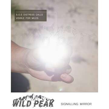 Wild Peak Stay Alive-2 Outdoor Activated Carbon 4000 Liter Water Filter Emergency Straw with Compass, Whistle, Signal Mirror, Carabiner for Survival, Camping, Hiking, Climbing, Backpacking (2-Pack)