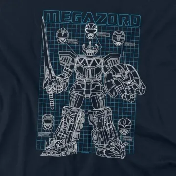 Power Rangers Megazord T-Shirt for Unisex Fans