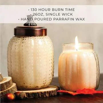 A Cheerful Giver Pumpkin Jar Candle - 150 Hour Burn Time