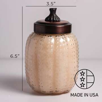 A Cheerful Giver Pumpkin Jar Candle - 150 Hour Burn Time
