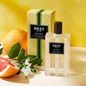 NEST Fragrances Grapefruit Room & Linen Spray, 3.4/100ml Fluid Ounces