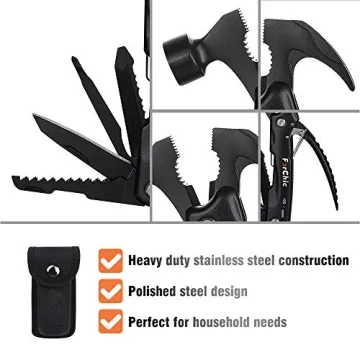12-in-1 Hammer MultiTool for DIY and Outdoor Enthusiasts