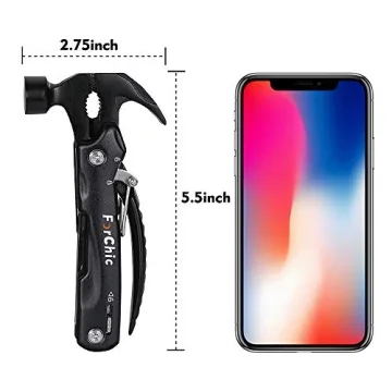12-in-1 Hammer MultiTool for DIY and Outdoor Enthusiasts