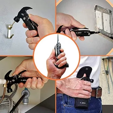 12-in-1 Hammer MultiTool for DIY and Outdoor Enthusiasts