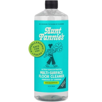 Aunt Fannie’s Ultra Concentrated Floor Cleaner Vinegar Wash, Multi-Surface Cleaner for Mopping, Ma...
