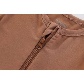 JELYLOVE Unisex Rayon Made from Bamboo Zipper Baby Boy Girl Rompers 2 Pcak Long Sleeve Infants Jumpsuits New Born Clothes