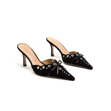 BIUBAKUA Women’s Stylish Kitten Heels for Elegance