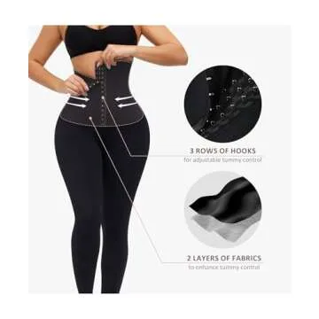 FeelinGirl High Waisted Compression Leggings for Women