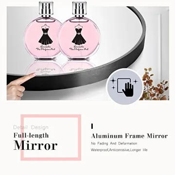 NeuType Arched Full Length Mirror with Aluminium Frame