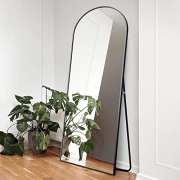 NeuType Arched Full Length Mirror with Aluminium Frame