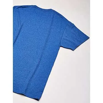 Disney Mickey Mouse Men's Classic Graphic T-Shirt - Royal Blue Heather