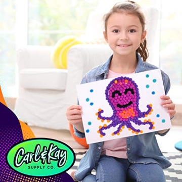 Vibrant 1800 Pieces Mini Pom Poms for Kids Craft