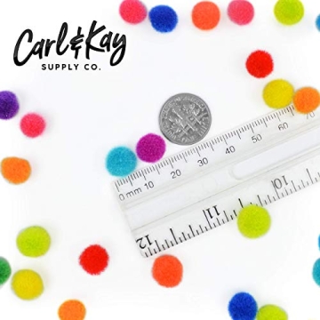 Vibrant 1800 Pieces Mini Pom Poms for Kids Craft