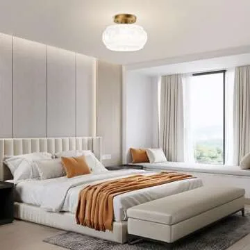 OYKYOHEI Semi Flush Mount Ceiling Light Fixture