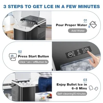 OLIXIS Ice Maker Countertop: Quick Ice Production