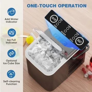 OLIXIS Ice Maker Countertop: Quick Ice Production