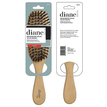 Diane Boar Bristle Wave Brush - Ideal for Thick Hair Care