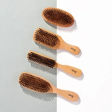 Diane Boar Bristle Wave Brush - Ideal for Thick Hair Care