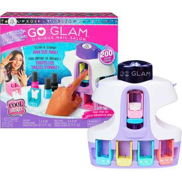 Cool Maker GO Glam U-nique Nail Salon Kit: 200 Designs & 4 Polishes