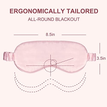 OLESILK Silk Sleep Mask for Comfortable Relaxation