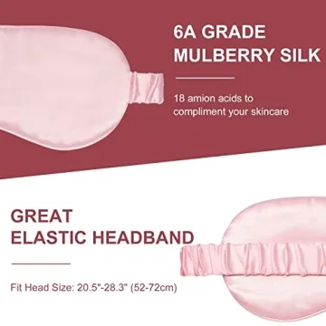 OLESILK Silk Sleep Mask for Comfortable Relaxation