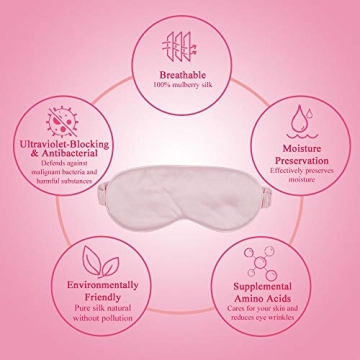 OLESILK Silk Sleep Mask for Comfortable Relaxation