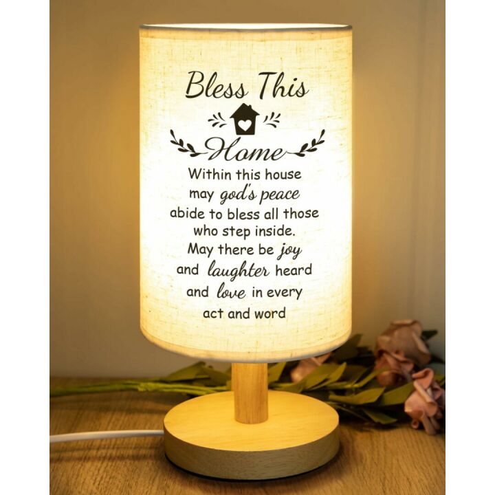 Fabric Table Lamp - Perfect Housewarming Gift Idea