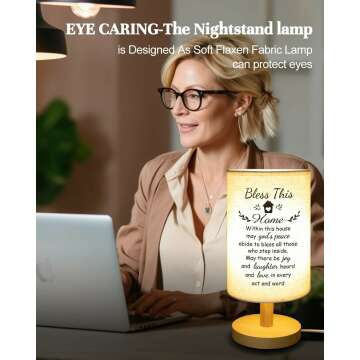 Fabric Table Lamp - Perfect Housewarming Gift Idea