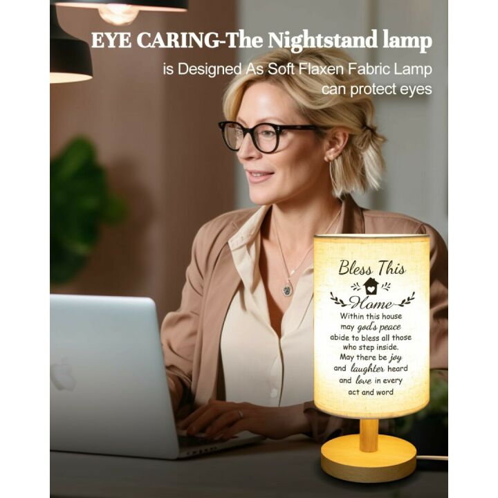 Fabric Table Lamp - Perfect Housewarming Gift Idea