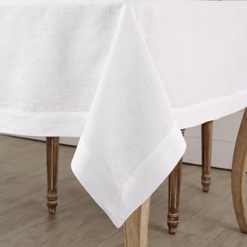 Solino Home 100% Pure Linen Tablecloth for Any Holiday