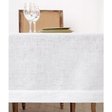 Solino Home 100% Pure Linen Tablecloth for Any Holiday