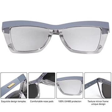 FEISEDY Vintage Cat Eye Sunglasses for All Styles