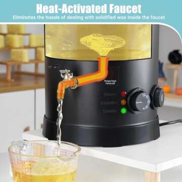 TOAUTO 20Lbs Wax Melter for Candle Making Crafting