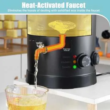 TOAUTO 20Lbs Wax Melter for Candle Making Crafting