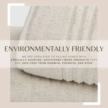 Great Bay Home Taupe Hand Towels - 100% Combed Cotton 6 Pack 26x16 Hand Towel Set - Absorbent & Quick-Dry Towels for Bathroom - Zero-Twist, Combed Cotton (Dune)